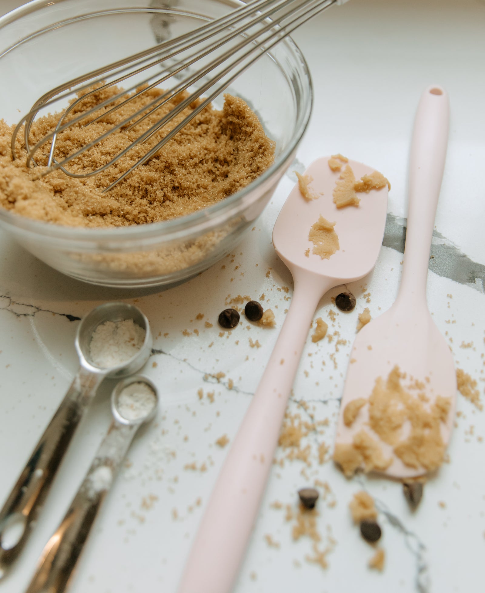 Fresh cookie dough being mixed in the Bliss Bakery kitchen